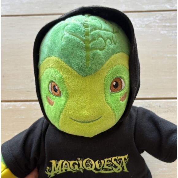 Build A Bear Magiquest Foli Green Plush Great Wolf Lodge Stuffed Animal Toy - Picture 3 of 11